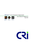 Maestro User Manual - Biophotonics Imaging Laboratory