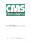 CMS PROFESSIONAL MANUAL EN v3