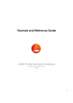 Tutorials and Reference Guide LISA Finite Element Analysis