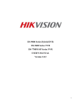 Hikvision 9600 series NVR User Manual