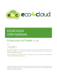 Eco4Cloud User manual