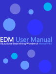 Educational Data Mining Workbench User Manual V4.00