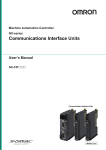 NX-CIF Serial Communications Interface Units User`s Manual