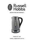 User manual - Russell Hobbs