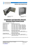 Stainless Steel Grated Urinal - Stoddart – Plumbing Products