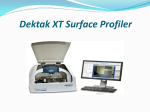 Dektak XT Surface Profiler