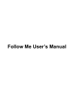 Follow Me User`s Manual