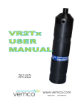 VR2Tx User Manual