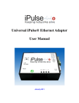 Universal iPulse® Ethernet Adapter User Manual