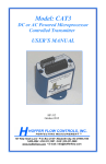 Model: CAT3 - Hoffer Flow Controls, Inc