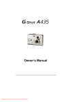 Genius G-Shot A435 User Guide Manual pdf