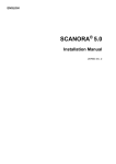 SCANORA ® 5.0 Installation Manual