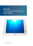 KPC-1560 User`s Manual