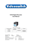 Vi100 Digital Recorder User Manual