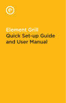 Element Grill Quick Set-up Guide and User Manual