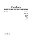 IBM, Rational, Atria: ClearTrack Installation and