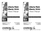 Liberty Paint Liberty 32/64 Artist`s Manual rty Paint ty 32/64 t`s Manual