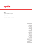 ergoline Rehabilitation System User Manual