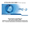 EN 303 098-1 - V1.2.1 - Electromagnetic compatibility and