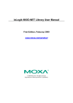 ioLogik MXIO.NET Library User`s Manual v1