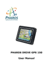 PHAROS DRIVE GPS 150 User Manual