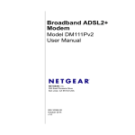 Broadband ADSL2+ Modem Model DM111Pv2 User Manual