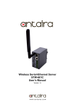Wireless Serial-Ethernet Server STW-601C User`s Manual