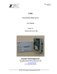 GPRS Manual - Luxcom Technologies Inc.
