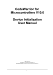 Device Initialization - Freescale Semiconductor