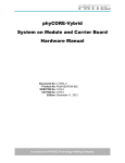 phyCORE-Vybrid Hardware Manual