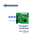 the PC-2000 Manual