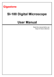 Gigastone SI-100 Digital Microscope User Manual