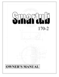 Smartub Owner`s Manual and Warranty Info
