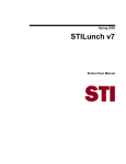 STILunch v7 School User Manual