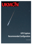 UKMON UFO Capture Recommended Settings