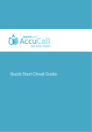 Cloud Quick Start guide