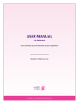 USER MANUAL - Canadian Breast Cancer Foundation