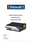 Datacall manual - Datacall Telemetry