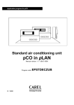 Standard air conditioning unit PCO In PLAN