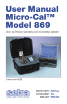 User Manual Micro-Cal™ Model 869