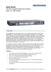 Data Sheet 28 Port Gigabit Ethernet Switch with 4x 10G