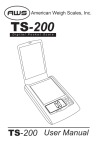 TS-200 (200x0.1g) - User Manual