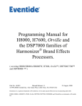 Programmer`s Manual
