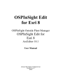 OSPInSight Edit for Esri 8 - Advance Fiber Optics, Inc.