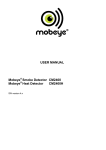 USER MANUAL Mobeye Smoke Detector CM2400 Mobeye Heat