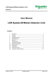 LON System-M Motion Detector 2.2m