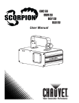 Scorpion CMY/BLU EU User Manual (Rev. 02a)