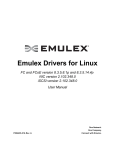 Emulex Drivers for Linux