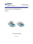 PB Series User Manual - Intelligent Weighing Technology, Inc.