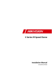 Installation manual of DS-2AE7154-A